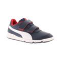 Puma Junior Boys Trainers Stepfleex 2 sl Touch Fastening navy - Size UK 11.5 Kids