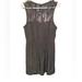 American Eagle Outfitters Dresses | American Eagle Sleeveless Lace Neckline Silky Black Mini Dress Nwt Size Medium | Color: Black | Size: M