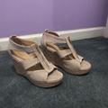 Michael Kors Shoes | Michael Kors Platform Shoes | Color: Cream | Size: 7.5