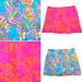 Lilly Pulitzer Shorts | 2 Pair Of Lilly Pulitzer Size 8 Skort | Color: Blue/Pink | Size: 8