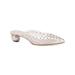 Kate Spade New York Shoes | Kate Spade New York Womens Clear Honor Pointed Toe Slip On Flats Shoes 5.5 B | Color: Cream | Size: 5.5