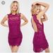 Free People Dresses | New With Tags Free People Daydream Lace Mini Dress | Color: Pink/Purple | Size: Xs
