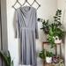Anthropologie Dresses | Daily Practice By Anthropologie Draped Cowl Neck Maxi Dress | Color: Gray | Size: S