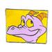 Disney Jewelry | Figment Dragon Disney Trading Pin Thoughtful Epcot Lapel Pin Brooch Badge Pin | Color: Pink/Yellow | Size: Os