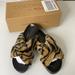 Anthropologie Shoes | Anthropologie Coconuts By Matisse Seasons Cheetah Slippers Size 8 | Color: Black/Brown | Size: 8