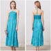 Anthropologie Dresses | Anthropologie Maeve Silk ‘Daleka Dress Medium | Color: Blue/Gold | Size: M