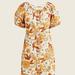 J. Crew Dresses | J. Crew Nwt V-Back Linen Shirtdress In Zinnia Floral Size 22 | Color: Brown/Tan | Size: 22