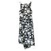 Anthropologie Dresses | Anthropology Eva Franco Grey And White Floral Dress | Color: Gray/White | Size: 6