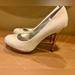 Jessica Simpson Shoes | Jessica Simpson White Heels | Color: Gold/White | Size: 8.5