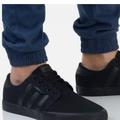 Adidas Shoes | Adidas| Seeley Skateboard Sneakers Size 10 | Color: Black | Size: 10