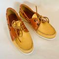 Dooney & Bourke Shoes | Dooney & Bourke Boat Shoes | Color: Tan/Yellow | Size: 6.5