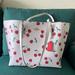 Coach Bags | Coach Molly Tote With Heart Cherry Print Bag Women's Ce627 Brand New | Color: White | Size: Os