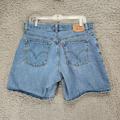 Levi's Shorts | Levi's Shorts Womens 14 Medium Wash Cotton High Rise Classic Fit Denim Jean | Color: Blue | Size: 14