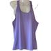 Athleta Tops | Athleta Racerback Tank Lavender With Perforated Peplum And Scoop Neck Size M | Color: Purple | Size: M