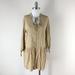 Michael Kors Dresses | Michael Kors Light Brown Beige Drop Waist Dress 4 | Color: Tan | Size: 4