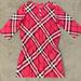 Burberry Dresses | Authentic Burberry Check Dress In Cotton With Pockets Size M For Spring Summer | Color: Red/White | Size: M