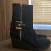 Michael Kors Shoes | Michael Kors Suede Boots | Color: Black | Size: 10