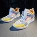 Michael Kors Shoes | Michael Kors Georgie Trainer Sneakers Multi Color Sz 6m Limited Edition Rare Euc | Color: Blue/White | Size: 6