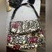 Coach Bags | Coach Poppy Floral Messenger Bag. Gently Used. | Color: Black/White | Size: Os