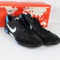 Nike Shoes | New Nike 80s Mens 12.5 San Siro Soccer Shoes Black | Color: Black/Blue | Size: 12.5