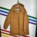 American Eagle Outfitters Jackets & Coats | American Eagle Puffy Long Coat Size Xl | Color: Brown/Tan | Size: Xl
