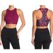 Adidas Intimates & Sleepwear | Adidas X Zoe Saldana High Neck Sports Bra - Small. S2 | Color: Pink/Purple | Size: S