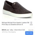 Michael Kors Shoes | Micheal Kors Keaton Slip Ons | Color: Brown | Size: 6.5