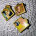 Disney Accessories | Disney Trading Pin : Diamond Shape Bordered Princesses Set | Color: Blue/Yellow | Size: Os