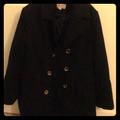 Michael Kors Jackets & Coats | Michael Khors Pea Coat | Color: Black | Size: 16