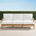 Cassara Sofa with Cushions in Natural Finish - Linen Flax, Quick Dry - Frontgate