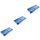 STOBOK 3pcs Mouse Pad Blue Pad Computer Bed Table for Laptop Extra Large Desk Mat Computer Desk Mat Mousepad for Laptop Christmas Decor Long Mat Blue Mouse Cloth Office Table Mat Winter