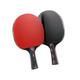 Milisten 2pcs 5 Carbon Fiber Table Tennis Racket Equipment Pong Racket Table Tennis Bat Pong Balls Pong Bat Pong Paddles Table Tennis Paddle Carbon Fiber Pong Paddle Red Pimple Bamboo