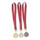 Sosoport 12 Pcs Bronzed Medal Prizes Sports Toys Medals Silver Karate Medals Soccer Arts and Crafts for Medals and Toys for Bronze Medal Trophies Customized Child Ribbon