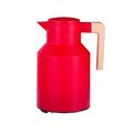 Teapot with Infuser Glass Liner Insulated Kettle Pot Thermal Mug Coffee Thermos Isotherm Flask Thermo Bottles for Coffee Sweat Bar Thermos (Color : Rot)