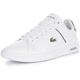 Lacoste Europa Pro WHN Men's Leather Trainers (White Navy, UK 7.5)