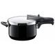 Silit Sicomatic® T-Plus Pressure Cooker 4.5L without Insert Ø 22 cm Black Made in Germany Inside Scale Silargan® Functional Ceramic Suitable for Induction Hobs