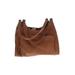 Calvin Klein Shoulder Bag: Pebbled Brown Solid Bags