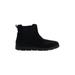 Ecco Ankle Boots: Black Solid Shoes - Women's Size 40 - Round Toe