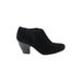 Ditto by VanEli Ankle Boots: Black Print Shoes - Women's Size 8 - Almond Toe