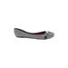 G by GUESS Flats: Ballet Wedge Casual Burgundy Print Shoes - Women's Size 10 - Round Toe