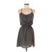 Love Casual Dress - Mini Scoop Neck Sleeveless: Black Dresses - Women's Size Medium