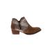 Diba True Ankle Boots: Brown Shoes - Women's Size 6 1/2