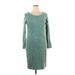 Lularoe Casual Dress - Sweater Dress: Teal Dresses - Women's Size X-Large