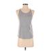 Jack Wills Active Tank Top: Gray Activewear - Women's Size 4