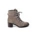 Sam Edelman Boots: Gray Shoes - Women's Size 7 1/2