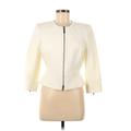Ted Baker London Jacket: Short Ivory Solid Jackets & Outerwear - Women's Size 6