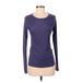 Under Armour Thermal Top Purple Crew Neck Tops - Women's Size Small