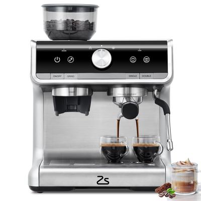 1450W 20 Bar Espresso Machine with Grinder and Milk Frother