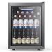 R.W.FLAME 24 Cans (12 oz.) 1.7 Cubic Feet Freestanding Beverage Refrigerator w/ Wine Storage Glass/ | 16.34 H x 22.24 W x 22.24 D in | Wayfair