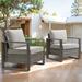 Latitude Run® Suilmann Outdoor Lounge Chair in Gray | 29 H x 29 W x 29 D in | Wayfair 0677D44FAE67447AB4718504E2F82C5C